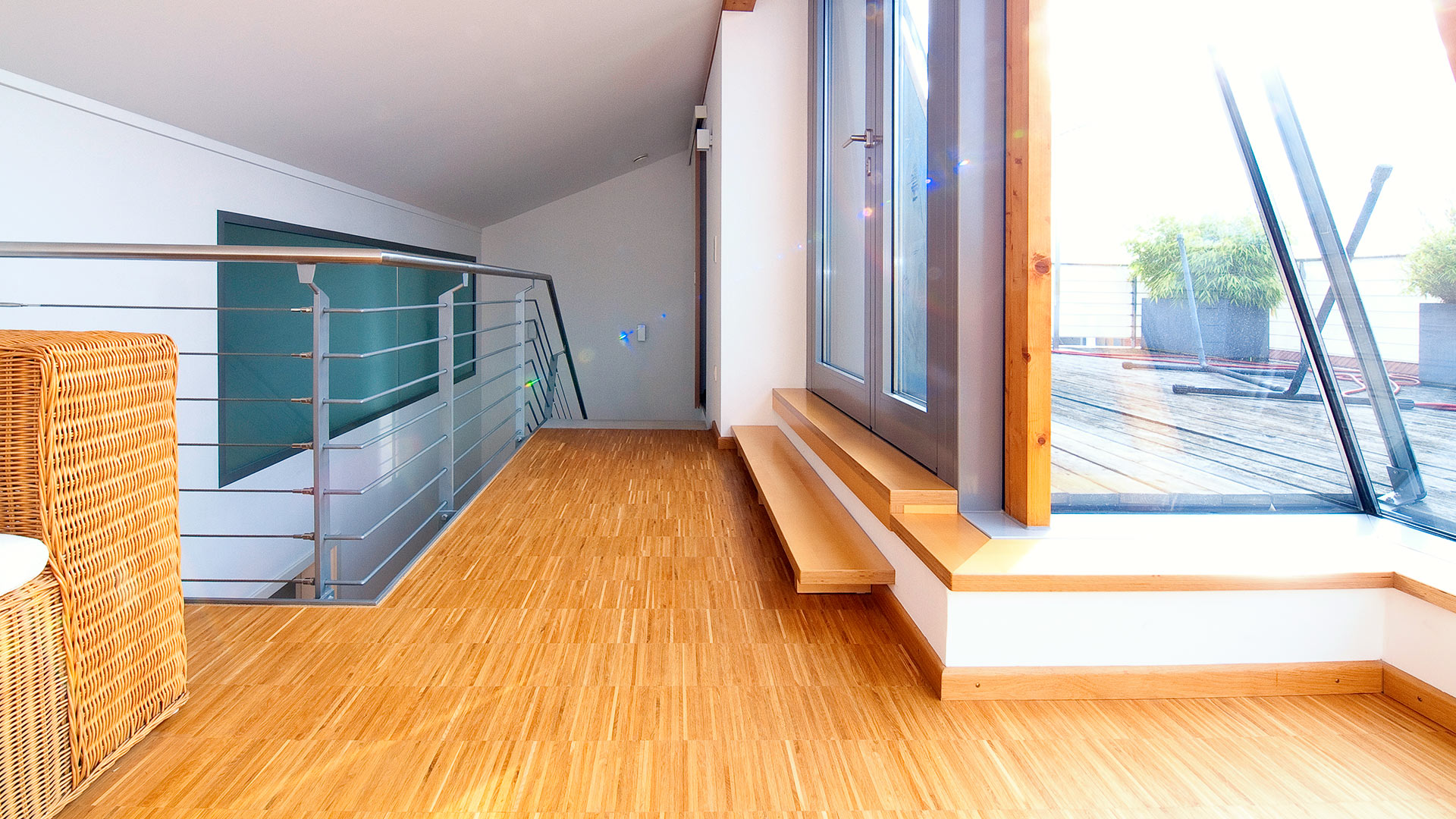 Obergeschoss mit Zugang zur Dachterrasse