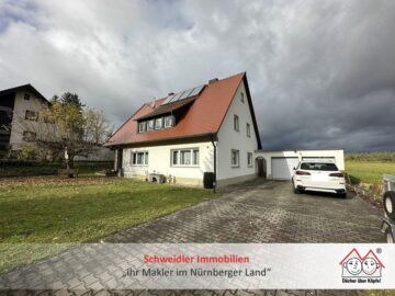 Top 2-Familienhaus mit herrlichem Grundstück, Doppelgarage, u.v.m. in Lauf-Bullach, 91207 Lauf, Haus
