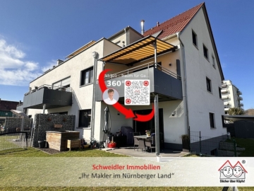 Gartentraum! TOP moderne 3+2-Zimmer-ETW mit 139 m² Gesamtfläche (!) in herrlicher Lage von Hersbruck, 91217 Hersbruck, Wohnung