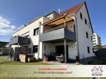 Traum für Gartenliebhaber: Top moderne 3+2-Zimmer-Eigentumswohnung in herrlicher Lage von Hersbruck, 91217 Hersbruck, Wohnung