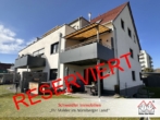 Hausansicht vom Garten - Gartentraum! TOP moderne 3+2-Zimmer-ETW mit 139 m² Gesamtfläche (!) in herrlicher Lage von Hersbruck