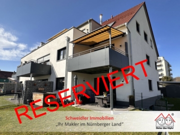 Gartentraum! TOP moderne 3+2-Zimmer-ETW mit 139 m² Gesamtfläche (!) in herrlicher Lage von Hersbruck, 91217 Hersbruck, Wohnung