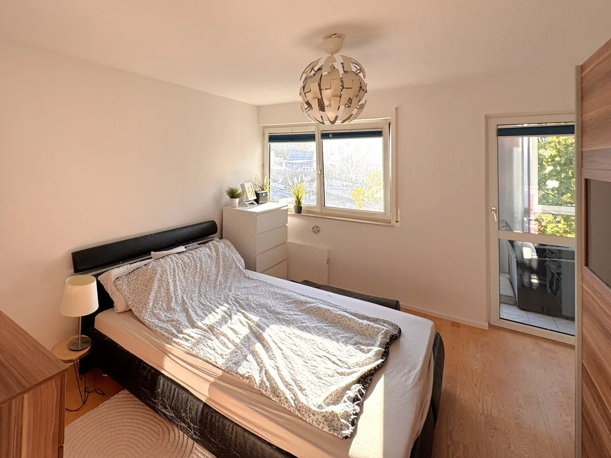 Schlafzimmer mit Wintergartenzugang