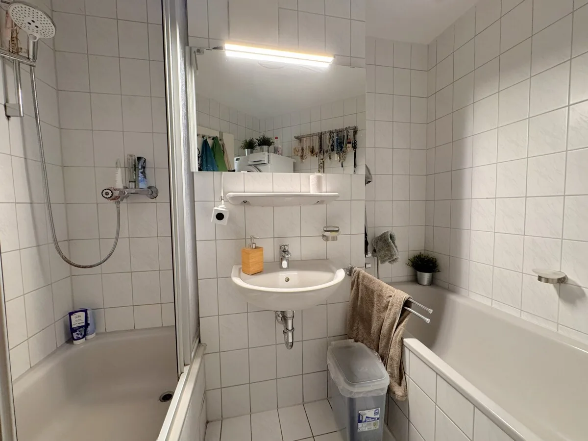 Bad mit Waschmaschinenanschluss