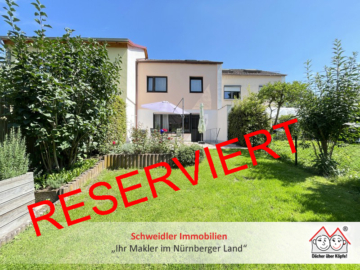 Familienglück – Gepflegtes Reihenmittelhaus mit schönem Garten und Garage am Laufer Kunigundenberg, 91207 Lauf, Haus