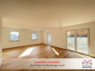 WOW!!! Großzügige 3-Zimmer-EG-Wohnung mit Terrasse in schöner Lage von Fürth-Vach (NEUBAU-Erstbezug), 90768 Fürth, Wohnung