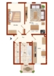 Grundriss - Altbaucharme in St. Leonhard: Schöne 2-Zimmer-Balkon-Wohnung mit Einbauküche Nürnberg zur Miete