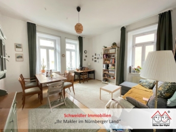 Wohnen im sanierten Altbau! Moderne 3-Zimmer-Wohnung in Nürnberg zur Miete (1. OG), 90443 Nürnberg, Wohnung