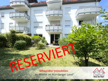 Gartenglück im Erdgeschoss! Moderne 2-Zimmer-Wohnung mit eigenem Garten in Unterasbach, 90522 Oberasbach, Wohnung