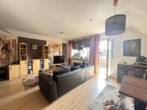 Wohn- und Essbereich - Urlaub auf Balkonien? 2-Zimmer-DG-Wohnung mit riesigem Sonnenbalkon zur Miete in Neunkirchen a. Sand!