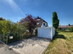 N5298 Ansicht Haus und Garage 2 - Top modernisierte Doppelhaushälfte mit neu angelegtem Garten & Garage in ruhiger Lage von Schnaittach