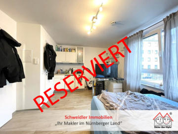Baujahr 2013!! Modernes 1-Zimmer-Studenten-Apartment in zentraler Nürnberger Lage, 90443 Nürnberg, Wohnung