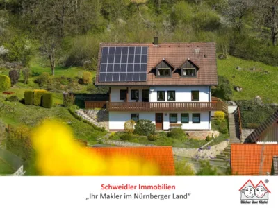 Landhausliebe mit Aussicht – Einfamilienhaus mit großem Grundstück und Garage in Thuisbrunn, 91322 Gräfenberg, Einfamilienhaus