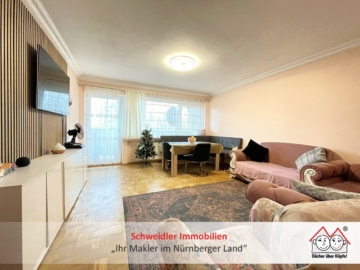Durchdachter Grundriss und mehr– Stimmige 3-Zimmer-Wohnung mit Loggia in Behringersdorf, 90571  Schwaig-Behringersdorf, Wohnung