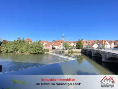 Wahnsinnsblick über Lauf!!! Einzigartige 3-Zimmer-Wohnung mit 2 Balkonen im Herzen von Lauf, 91207 Lauf an der Pegnitz, Etagenwohnung