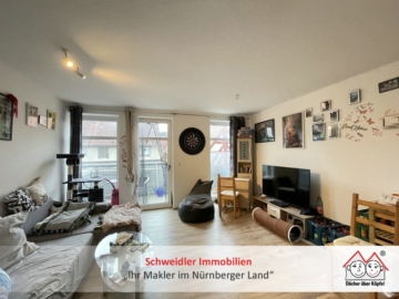 Schöne 2-Zimmer-Balkon-Wohnung mit TG-Stellplatz in Gräfenberg zur Kapitalanlage (Zentrum), 91322 Gräfenberg, Wohnung