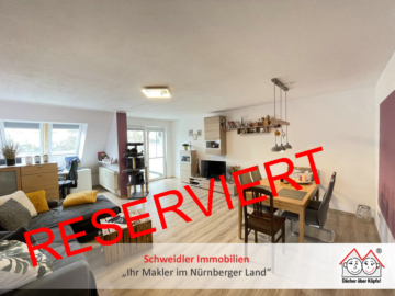 Schönes Anlageobjekt! Gepflegte 3-Zimmer-Eigentumswohnung mit Balkon & Kfz-Stellplatz in Cadolzburg, 90556 Cadolzburg, Wohnung
