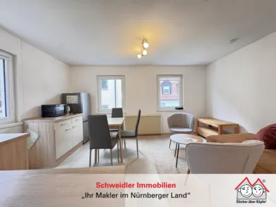 Einziehen und wohlfühlen! Gemütliches, voll möbliertes 2-Zimmer-Apartment in zentraler Lage von Lauf, 91207 Lauf an der Pegnitz, Apartment