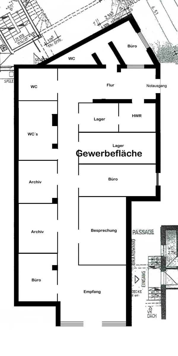 Grundrissskizze