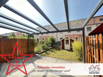Familienglück inklusive 2 Garagen!!! Sonniges Reihenhaus mit 5 Zimmern und Dachterrasse in Feucht, 90537 Feucht, Haus