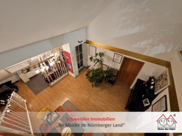 Kapitalanleger aufgemerkt! Gut vermietete 2,5-Zi.-Galerie-Whg. mit Balkon&Kfz-Stpl in Schwarzenbruck, 90592 Schwarzenbruck, Wohnung