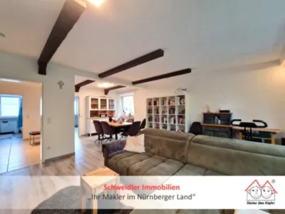 Attraktive & schick modernisierte 3-Zimmer-ETW mit Balkon & Garage in beliebter Lage von Stein, 90547 Stein, Etagenwohnung
