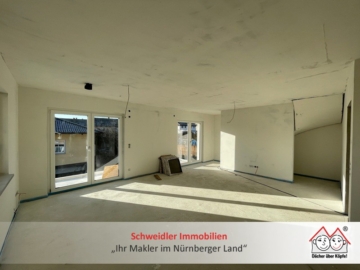 WOW! Traumhafte 3-Zimmer-Maisonette-Wohnung mit Sonnenbalkon in Fürth-Vach (NEUBAU-Erstbezug), 90768 Fürth, Wohnung