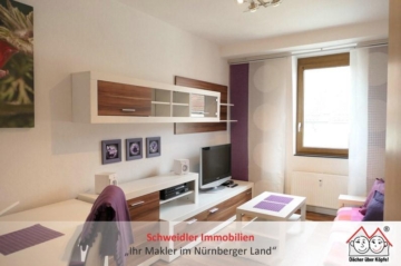 All inclusive Eigentumswohnung! Modern möbliertes 2,5-Zimmer-Balkon-Apartment in Nürnberg (3. OG), 90478 Nürnberg, Wohnung