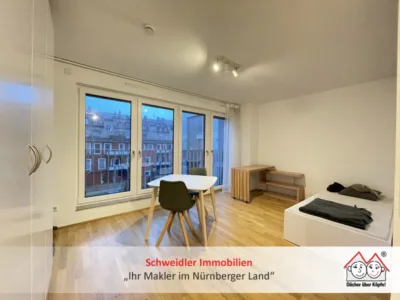 Möbliertes Cityappartement für Wochenendheimfahrer, Studenten, etc. in Nürnberg, 90429 Nürnberg, Etagenwohnung