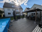 Garten und Hausansicht - Aber bitte mit Garten! 115 QM-ETW mit Balkon & Garage in Nürnberg Süd
