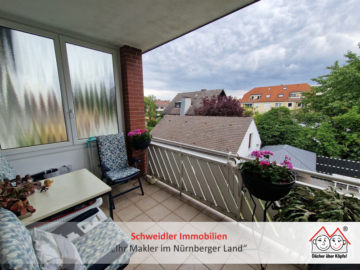 Aber bitte mit Garten! 115 QM-ETW mit Balkon & Garage in Nürnberg Süd, 90441 Nürnberg, Wohnung