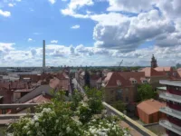 Blick von der Dachterrasse