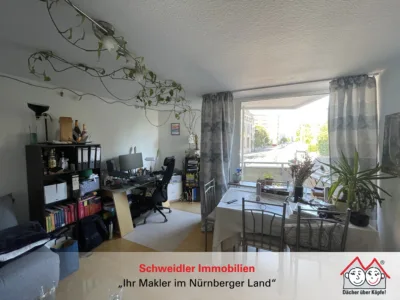 Das Stadtzentrum im Blick!!! 1,5-Zimmer-Apartment mit Balkon direkt am Langemarckplatz in Erlangen, 91054 Erlangen, Etagenwohnung