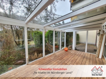 Seltene Gelegenheit: 3-Zimmer-Erdgeschoss-Whg. mit Wintergarten & Carport in zentraler Lage von Lauf, 91207 Lauf, Wohnung