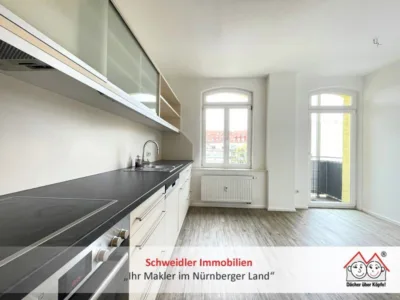Stadtleben auf schönste Art: Moderne 2-Zimmer-Wohnung mit Balkon in Nürnberg-St. Leonhard, 90439 Nürnberg, Etagenwohnung
