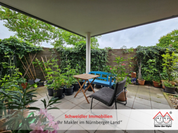 Modern & schick! Gepflegte 3-Zimmer-Erdgeschosswohnung mit Terrasse in Ortsrandlage von Oberasbach, 90522 Oberasbach, Wohnung