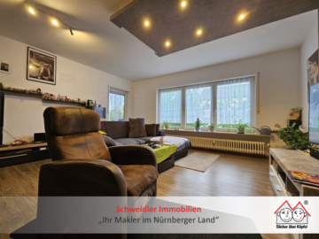 Ganz oben! Gepflegte 3-Zimmer-Wohnung mit Balkon in ruhiger Lage von Hersbruck, 91217 Hersbruck, Wohnung