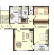 Grundriss 2. OG - Ganz oben! Gepflegte 3-Zimmer-Wohnung mit Balkon in ruhiger Lage von Hersbruck