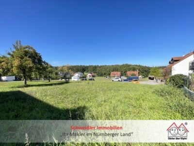 Sonniges Einfamilienhaus-Grundstück mit tollem Ausblick in herrlicher Lage von Lauf-Schönberg, 91207 Lauf-Schönberg, Wohngrundstück