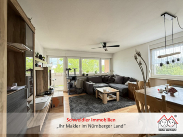 Citynah wohnen in Schwaig: 3 Zimmer, Balkon, Garage und ein durchdachter Grundriss – WOW!, 90571 Schwaig, Wohnung