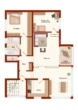 Grundriss - Modernisierte 3,5-Zimmer-Wohnung mit Wintergarten in schöner Lage von Nürnberg-Herrnhütte