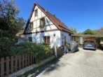 Außenansicht - Wie ein Haus am See: Einfamilienhaus (Bj. 1993) mit Traumgarten und Garage in Lauf-Kuhnhof