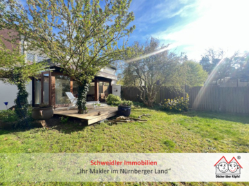 Familientraum am Wiesengrund! Doppelhaushälfte mit schönem Garten und Garage in Behringersdorf, 90571 Schwaig-Behringersdorf, Haus