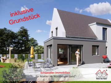 NEUBAU-WOHNTRAUM für Familien!!! Freistehendes EFH in naturnaher Lage von Rückersdorf, 90607 Rückersdorf, Einfamilienhaus