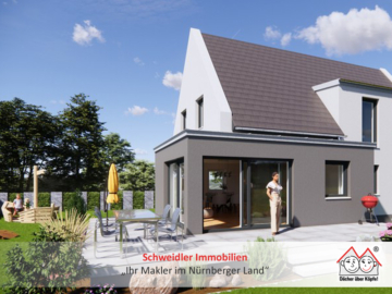 NEUBAU-WOHNTRAUM für Familien!!! Freistehendes EFH in naturnaher Lage von Rückersdorf, 90607 Rückersdorf, Einfamilienhaus