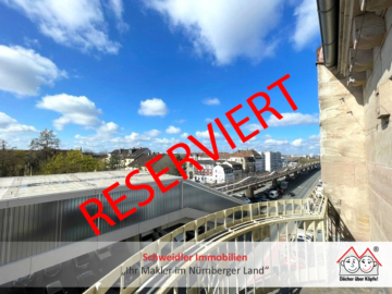 Altbau-Charme mit Potenzial: 2,5-Zimmer-Wohnung mit zwei Balkonen in Nürnberg (4. OG ohne Lift), 90429 Nürnberg, Wohnung