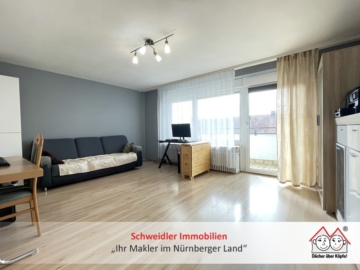 Gut gelegen, klar geschnitten: Schöne 2-Zimmer-Wohnung mit Balkon in Fürth, 90763 Fürth, Wohnung