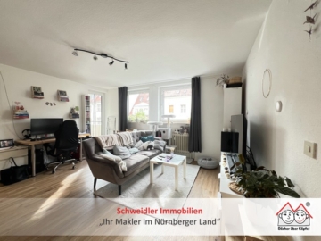 Schöne 2-Zimmer-Balkon-Wohnung in Nürnberg-Wöhrd (4. OG mit Lift), 90489 Nürnberg, Wohnung