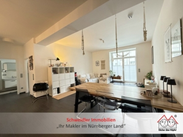 LUST auf LOFT??? Schicke & teilmöblierte 2-Zimmer-Traumwohnung mit Balkon in Nürnberg-Johannis, 90419 Nürnberg, Wohnung