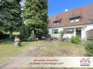 Ein Häuschen mit Seele – charmantes Reihenhaus mit Nebengebäude in ruhiger Lage von Rückersdorf, 90607 Rückersdorf, Haus